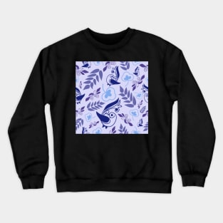 Very Peri Henna Florals Crewneck Sweatshirt